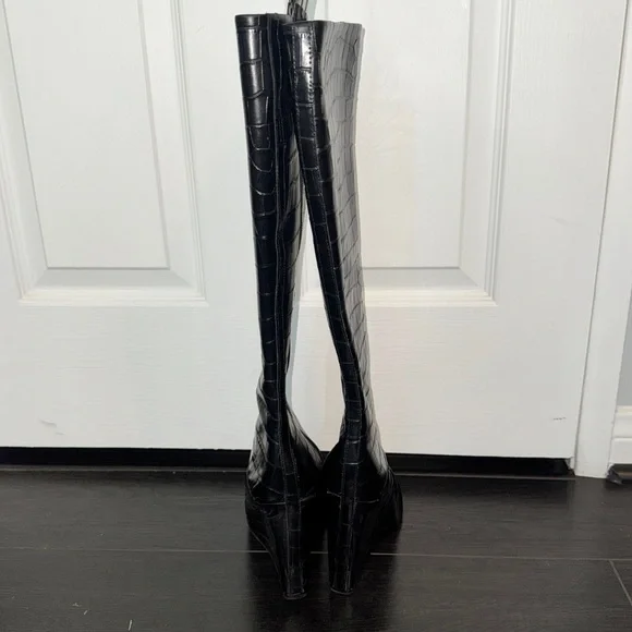 Schutz Asya Wedge Knee High Boots - Picture 8 of 8